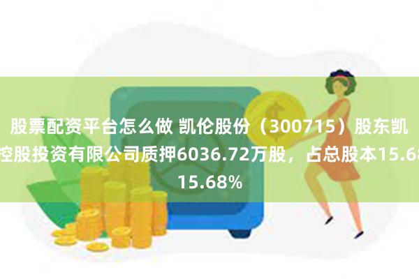 股票配资平台怎么做 凯伦股份（300715）股东凯伦控股投资有限公司质押6036.72万股，占总股本15.68%